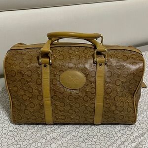 Celine PVC Classic Beige/Brown Duffel Bag